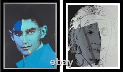 Andy Warhol- 2 Piece Pkg. Kafka & Einstein-de Juifs Suite-silkscreens-proofs
