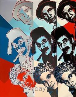 Andy Warhol- 2 Piece Pkg. Marx Bros. & Einstein-juifs Suite-silkscreens-proofs
