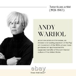 Andy Warhol, Albert Einstein Pop Art Hand Signé & Coa