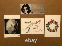 Andy Warhol Edition Limitée Série De Cartes Postales Avec Billet Japon 1990 Rare