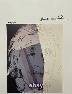 Andy Warhol, Lithographie originale signée à la main avec COA et évaluation de 3 500$