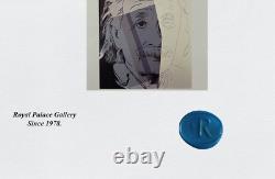 Andy Warhol, Lithographie originale signée à la main avec COA et évaluation de 3 500$