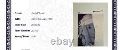 Andy Warhol Print 25/100, Albert Einstein 1980, Signé Par Artist 1987 & Coa