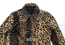 Bray Steve Alan Einstein Faux Fur Leopard & Veste Femme Noire Taille L Double Wear