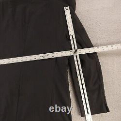 Costume Hugo Boss Veste en laine noire Manteau de sport Pantalon Fabriqué aux États-Unis Einstein 44R 36x29