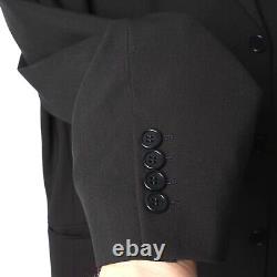 Costume Hugo Boss pour hommes Einstein Sigma en laine vierge crepe 100% noir avec veste et pantalon
