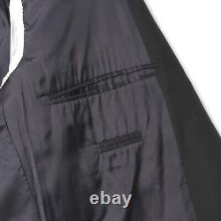 Costume Hugo Boss pour hommes Einstein Sigma en laine vierge crepe 100% noir avec veste et pantalon