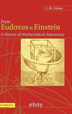 De L'eudoxus À L'einstein Histoire De L'astronomie Mathématique (couverture Dure)