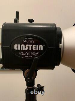 Diffuseur Parapluie Buff + Paul C. Buff Einstein 640 Ws Monolight