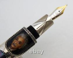 Édition limitée rare Krone Albert Einstein de 2005, stylo-plume en or 18 carats avec pointe moyenne (M) - 288 unités