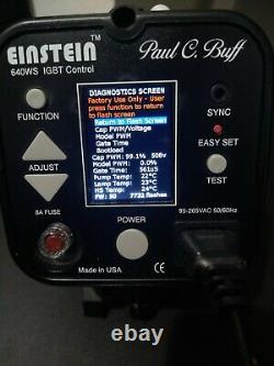 Einstein 640ws Igbt Control Etats-unis Paul C Buff Studio Flash