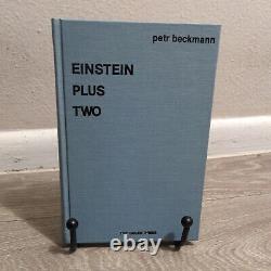Einstein Plus Two Petr Beckmann Couverture Rigide N'utilisait Pas De Cric À Poussière