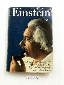 Einstein Une Étude Intime D'un Grand Homme Marianoff Et Wayne 1944 Couverture Rigide/dj
