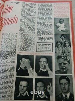 Espagnol Vieux Magazine 1955 Cinéma Films Marlon Brando Albert Einstein