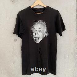 Extrêmement Rare '90 Einstein Photo T-shirt Vintage Utilisé