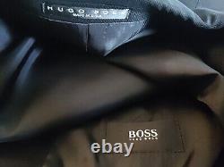Hommes Hugo Boss Einstein Laine Trois Boutons Pleat Avant Suit 44l 35 X 32.5 Mint