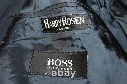 Hugo Boss Einstein 3 Bouton Blazer 40r Valise Uniquement Wool Navy Blue USA (bg2)