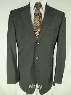 Hugo Boss Einstein Sigma Hommes Gris Herringbone 2 Btn S100s Suit 40l