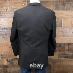 Hugo Boss Hommes Einstein Sigma Laine Sport Coat Blazer Costume Veste Noir 44r