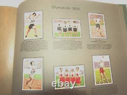 Jeux olympiques de 1928, CARTES CIG., BERLIN, L. CHANY, J WEISSMULLER, S. HENIE, ALBERT EINSTEIN