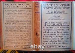 Le protégé d'Einstein de Carl Benedicks ESPACE ET TEMPS 1/1 & Original D/J 1924