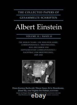 Les Papiers Collectés D'albert Einstein, Volume 10 La Couverture Rigide Excellente