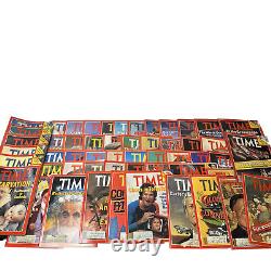 Lot de 53 anciens magazines TIME de l'année complète 1979 avec Robin Williams, Einstein et Skylab