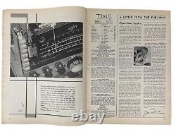 MAGAZINE TIME Albert Einstein 1er juillet 1946 Deuxième Guerre mondiale COSMOCLASTE ARMES NUCLÉAIRES Rares