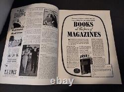 Magazine historique vintage Newsweek avril 4, 1938. Einstein sur le concept de