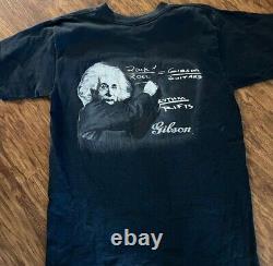 Marque de guitare Gibson T-shirt vintage Albert Einstein des années 90 Taille M (Convient pour L)
