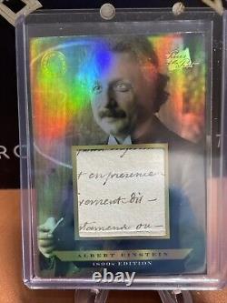 Morceaux du Passé 2024 Albert Einstein Jumbo Relique Écrite