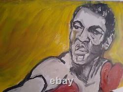 Muhammad Ali Tyson Basquiat, Albert Einstein, David Bowie Pop Impressionniste