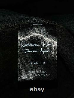 Numéro Neuf Hommes Albert Einstein Citations Imprimer Hoodie Noir 3