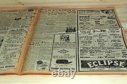 Original Newspaper Al Capone Gets First Jail 28 Février 1931 + Einstein News