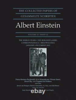 Papiers Collectés D'albert Einstein, Vol. 12 Ans Berlin Couverture Rigide Excellente