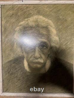 Portrait ALBERT EINSTEIN ART PRINT / Impression d'art du portrait d'ALBERT EINSTEIN / Impression de la Société New Yorkaise des Graphismes des années 1950