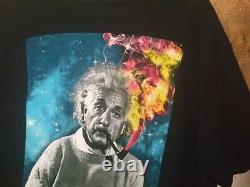 Pre-owned Mens Einstein Marque Albert Einstein Avec Cosmic Smoke Tshirt-2xl