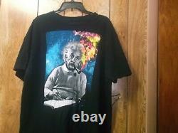 Pre-owned Mens Einstein Marque Albert Einstein Avec Cosmic Smoke Tshirt-2xl