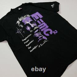 Rare Vtg Albert Einstein Imagination Connaissance E=mc2 T-shirt 80s 90s Musée 2xl