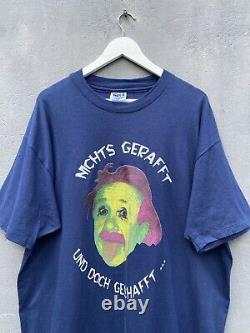 Rêve? Vintage 90s Albert Einstein T-shirt Graphique Point Unique