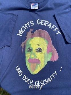 Rêve? Vintage 90s Albert Einstein T-shirt Graphique Point Unique