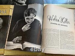 Revue SAGESSE 1956 Lot De 11 Volume Un Einstein Jésus Helen Keller Lincoln