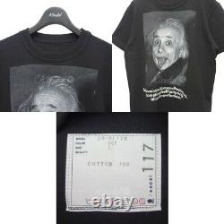 Sacai D'occasion 20aw Einstein Tee Einstein Imprimé T Chemise Noir Taille 0 060422