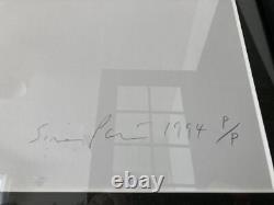 Simon Patterson Nom Autographié Peinture Einstein Taille D15.4 X21.3inch