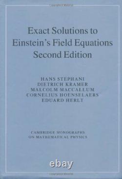Solutions Exactes Des Équations De Terrain D'einstein 2ème. Par Herlt, Eduard Hardback