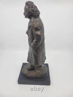 Statue sculpture signée rare d'Alva S. Eylanbekov d'Albert Einstein 12