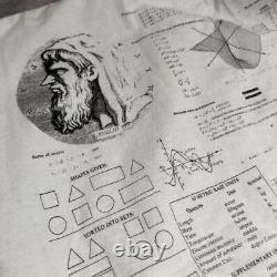 Super Rare 90s Math Hurts Vintage T-shirt Motif Général Escher Einstein Gre