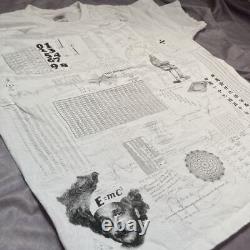 Super Rare 90s Math Hurts Vintage T-shirt Motif Général Escher Einstein Gre