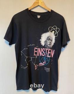 T-shirt Einstein Des Années 80 Vintage Fabriqué Aux États-unis