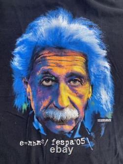 T-shirt Einstein Vintage XL Extrêmement Rare